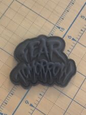 AUTHENTIC FEAR TOMORROW ALL BLACK MURDERED OUT PVC PATCH Freeship picture