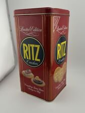 Vintage RITZ CRACKERS Nabisco Tin Can 1987 Limited Edition  picture