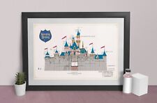 Disneyland - Sleeping Beauty Castle - Front Elevation - Colored Poster picture