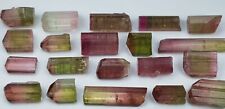 55Ct Natural Top Quality Bi Color Tourmaline Crystal Lot From Afghanistan picture