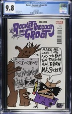 Rocket Raccoon And Groot #6 1:10 Variant Angleberg 1ST BRETT BEAN CGC 9.8 Pop 1 picture