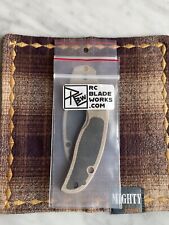 RC Bladeworks Micarta Scales For Spyderco Sage 5 Compression Lock picture