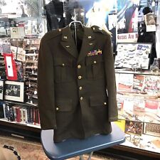 WWII Army Air Corps named officer major uniform top A Medals picture