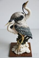 Vintage Sculpture Figurine Heron Bird Composite Material France Statue Rare Old picture