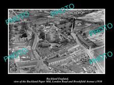 OLD 6 X 4 HISTORIC PHOTO OF BUCKLAND ENGLAND VIEW OF THE PAPER MILL c1930 picture