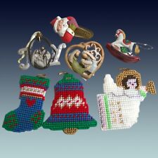 Christmas Ornaments Lot Nativity Angel Rocking horse   picture