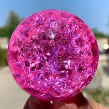 165G Natural Titanium Rainbow Quartz sphere Crystal ball  Healing picture