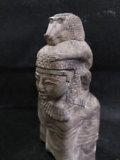 Ancient Egyptian Antiques Amenhotep III Statue holding Hapi Pharaonic Rare BC picture