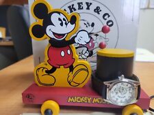 Fossil Mickey Mouse Limited Edition Watch Collectible Wood Toy New In Box picture