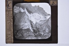 Grindelwald Glacier Switzerland Alps ICE Seracs Magic Lantern Slide c1900s picture