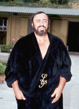 Italian tenor Luciano Pavarotti at his home Pesaro Italy 1993 Old Photo 2 picture