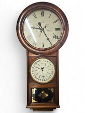 Ca. 1878 Welch Spring & Co Regulator No 1 - Lewis Calendar Wall Regulator Clock picture