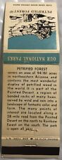 Vintage Front 20 Strike Matchbook Cover - Our National Parks Petrified Forrest picture