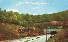 Postcard Blue Mountain Tunnel Pennsylvania Turnpike Blue Mt. Tunnel Old Cars picture