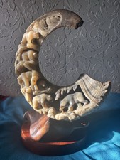 Eddie Lee Dall Sheep Horn Polar Bear Alaskan Art picture