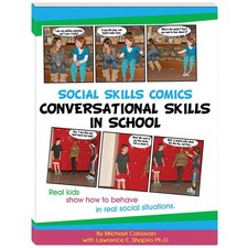 Social Skills Comics for Kids: Conversational Skills in School Book picture