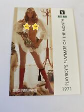 1995 Playboy Centerfold Collector Card May 1971 #54 Janice Pennington picture