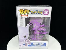 Jay Goede Philip Bartlett Signed Sketched Mewtwo Funko Pop 581 Pokemon picture