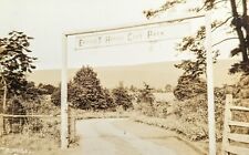 Postcard Real Photo Hipples Cave Park Entrance Waterside Pennsylvania 1935 picture