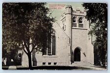 1909 Simmons Memorial Unitarian Church Building Tower Kenosha Wisconsin Postcard picture