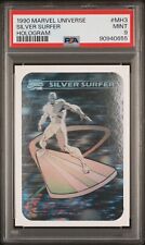 1990 Impel Marvel Universe Hologram Holo Silver Surfer #MH3 PSA 9 Mint picture