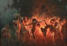 Joseph Tomanek : Fire Dance : Archival Quality Art Print picture