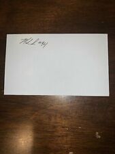 MARK ISON - BASKETBALL- AUTOGRAPH SIGNED - INDEX CARD -AUTHENTIC - C407 picture