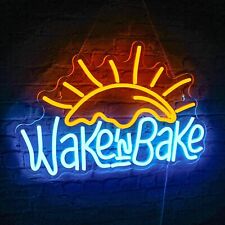 Wake n Bake LED Light Sign 12