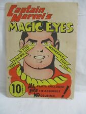 1940's Captain Marvels Magic Eyes not complete picture