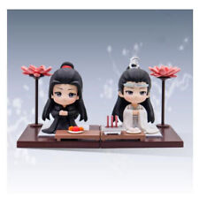 2pcs Cute Anime The Untamed Weiwuxian & Lanwangji PVC Figures Model Statues Toys picture