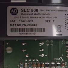 Allen-Bradley SLC 500 SLC 5/03 16K Controller CPU Processor 1747-L532 picture