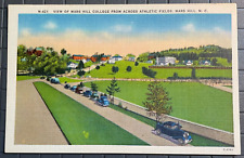 Vintage Postcard 1930-1945 Mars Hill College, Athletic Field, North Carolina NC picture