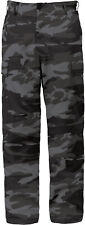Tactical BDU Pants Camo Cargo Uniform 6 Pocket Camouflage Military Army Fatigues picture