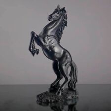 Standing Black Mustang Statue  Wild Animal Horse Figurine Room Decor picture