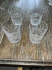 Waterford Crystal “Lismore Pattern“ Double Old Fashioned Set of 4 picture
