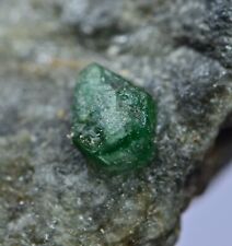 Rare Full Terminated Green Emerald Crystal on Matrix @Swat, Pakistan, 147  CT picture
