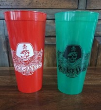 Pensacola Beach Peg Leg Pete's Restaurant Plastic Cups Tumblers Souvenir Seafood picture