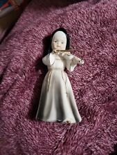 2 Vintage Ardalt Musical Nun Figurines Japan B13 picture