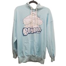 Disney Baymax Blue Hoodie Sweatshirt Size Small Blue Pullover picture