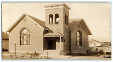 1911 Christian Church Humboldt Kansas KS Altamont KS RPPC Photo Postcard picture