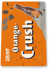 TIN SIGN Orange Crush Soda Logo Metal Décor Wall Art Store Bar A534 picture