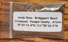 Verde River Bridgeport Sand Soil Dirt Sample Cottonwood Yavapai Arizona Apx 30ml picture