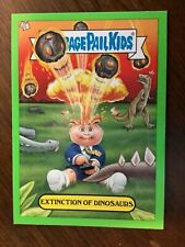 2012 Garbage Pail Kids ADAM BOMB Through History #2 EXTINCTION OF DINOSAURS picture