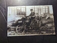 Mint Germany Motorcycle RPPC Postcard picture