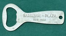 Vtg Barbizon-Plaza Hotel Central Park New York Adv. Metal Can Opener Vaughn USA picture