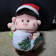 Japanese anime Genius Tensai Bakabon Christmas version plush doll Retro item picture