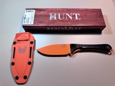 Benchmade 15201 Altitude Fixed Blade Orange Cerakote New Cond See Photos picture
