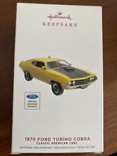 HALLMARK 2019 FORD 1970 TORINO COBRA CLASSIC AMERICAN CARS SERIES  ORNAMENT picture