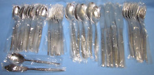 Vintage Stainless Japan Flatware ~ Still New in the Box ~ Uni-Rose Pattern picture