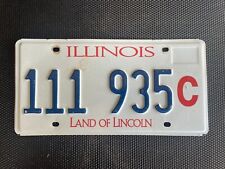 ILLINOIS TRIPLE 111 LICENSE PLATE ONES TRIPLE NUMBER REPEATING 111 935 C picture